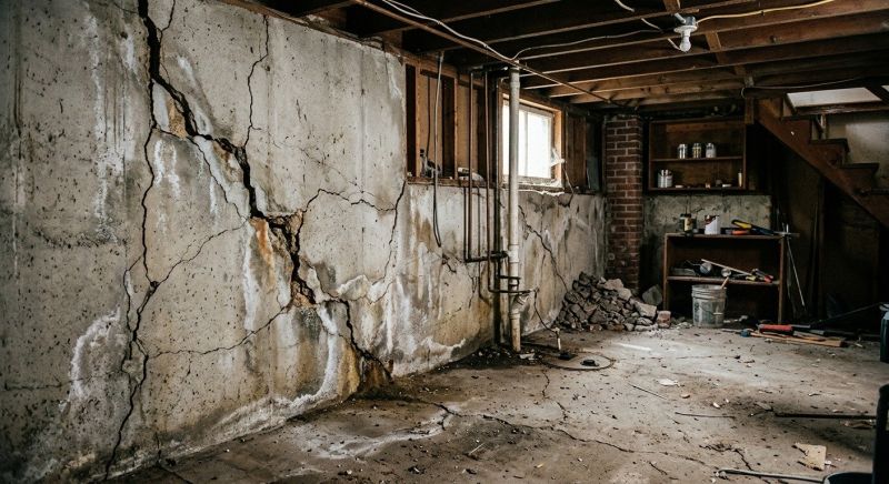 Basement Crack Repair in Manchester, CT