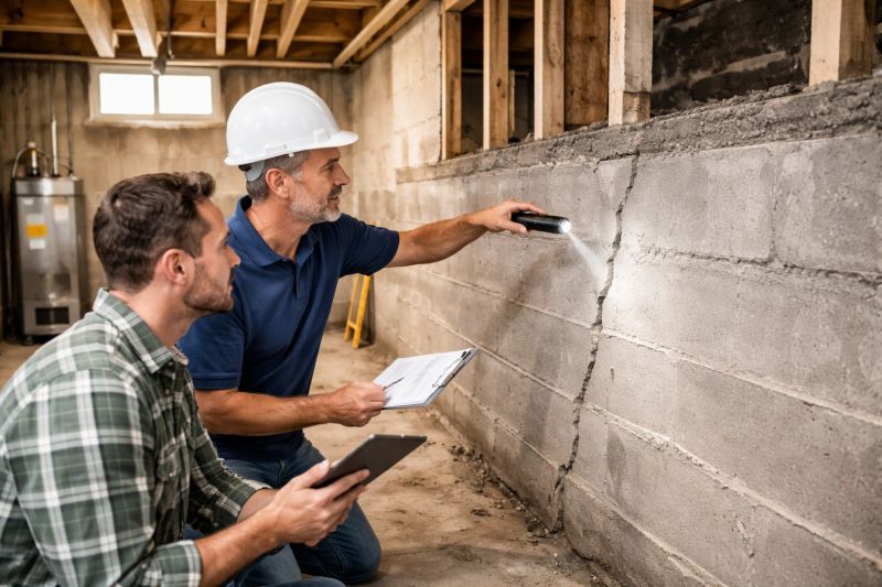 Basement Crack Repair in Manchester, CT