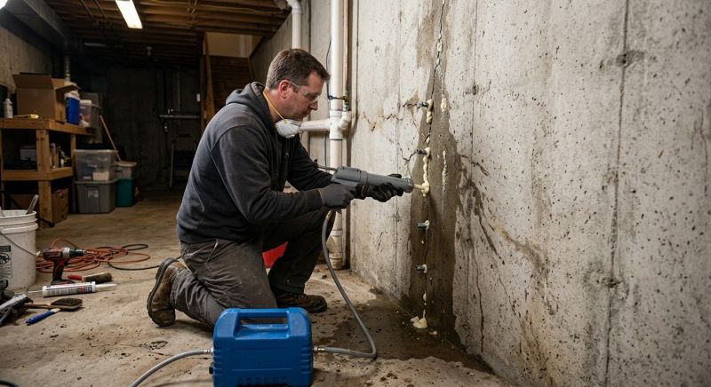 Basement Foundation Repair in Bristol, CT