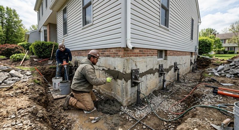 Basement Foundation Repair in Bristol, CT