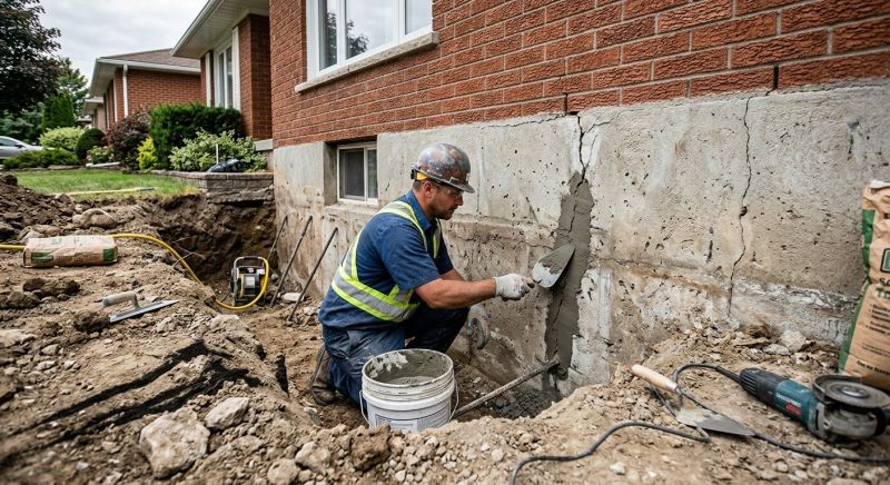 Basement Foundation Repair in South Windsor, CT