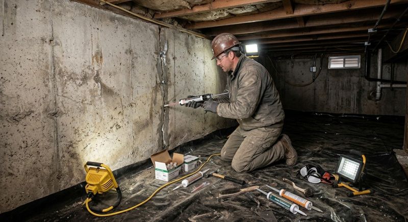 Basement Foundation Repair in Wethersfield, CT