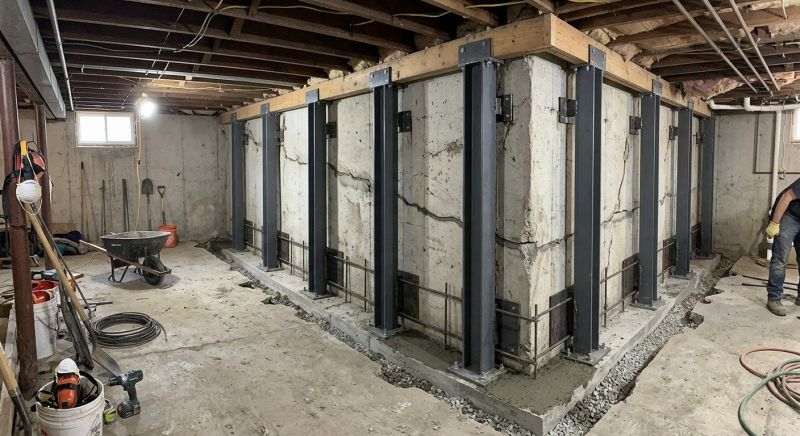 Basement Underpinning in Manchester, CT