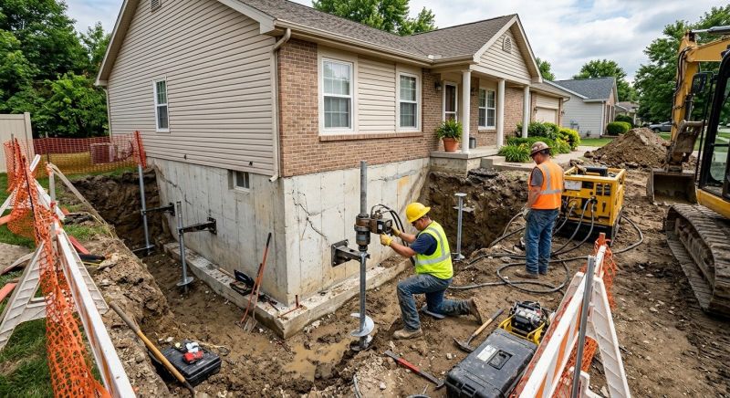 Building Foundation Repair in East Longmeadow, MA