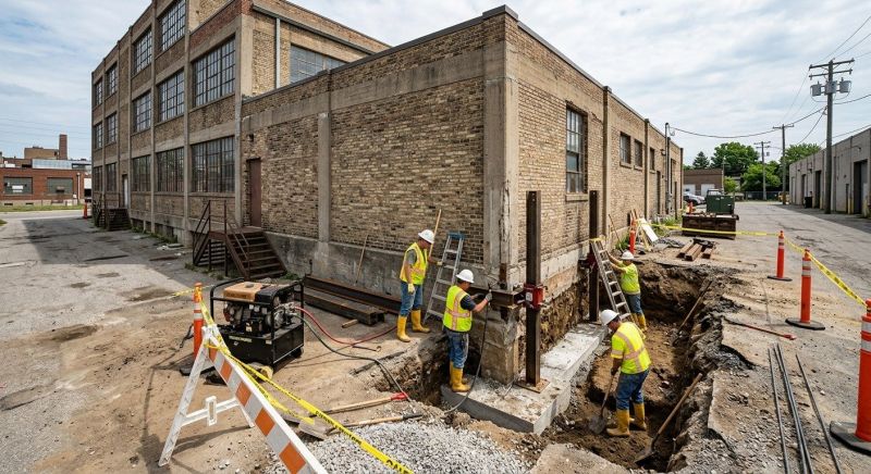 Building Foundation Repair in Weatogue, CT
