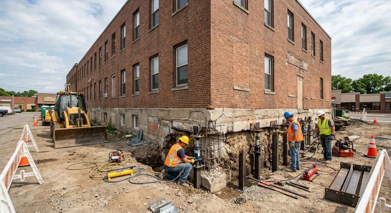 Commercial Foundation Repair in Manchester, CT