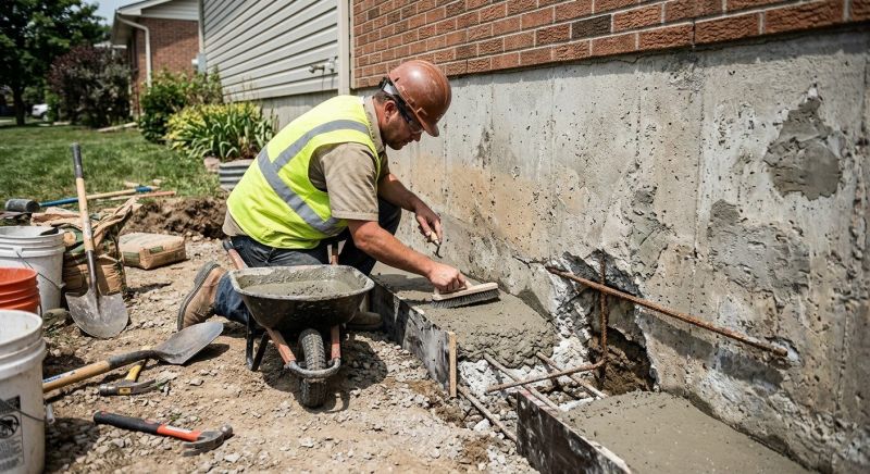 Concrete Foundation Repair in Andover, CT