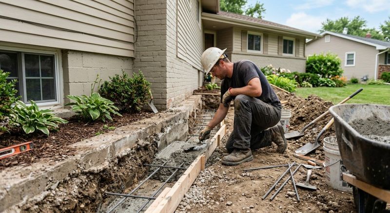 Concrete Foundation Repair in East Granby, CT