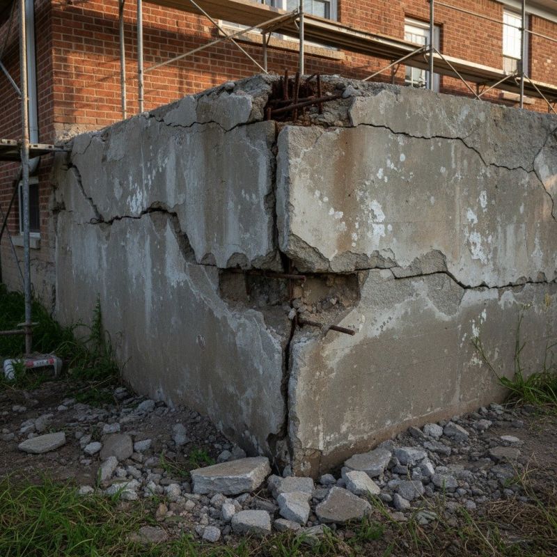Cracked Foundation Repair in Somers, CT