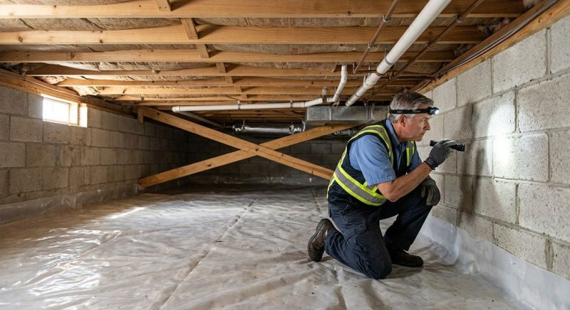 Crawl Space Leveling in Manchester, CT