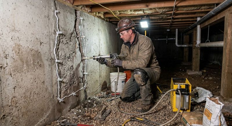 Crawlspace Foundation Repair in Cromwell, CT