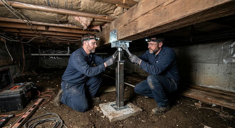 Crawlspace Foundation Repair in Eastford, CT