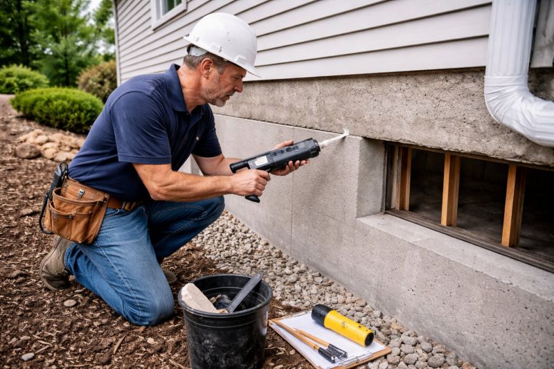 Foundation Crack Sealing in Manchester, CT