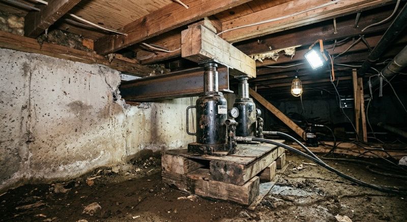 Foundation Jacking in Agawam, MA
