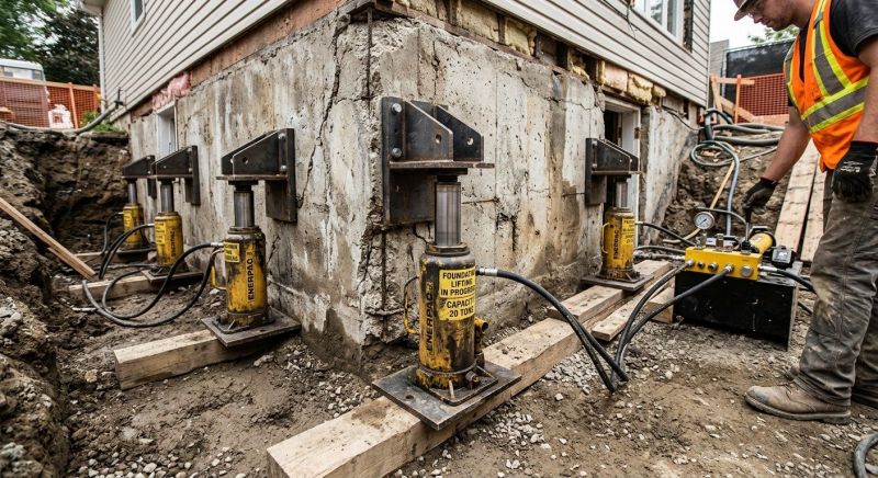 Foundation Jacking in Andover, CT
