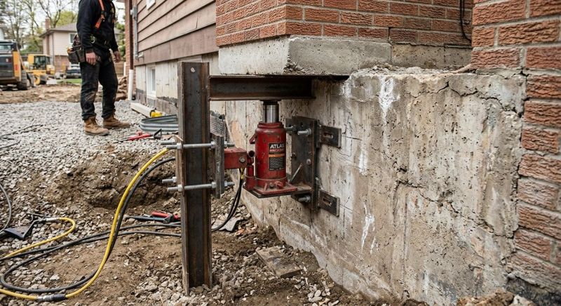Foundation Jacking in Monson, MA