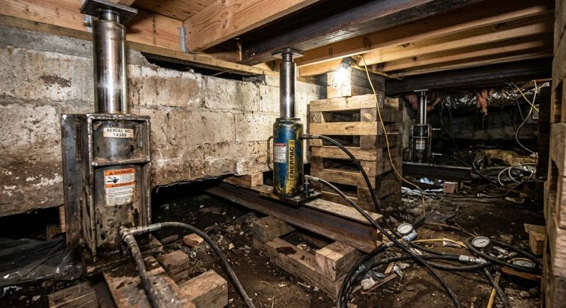 Foundation Jacking in North Canton, CT