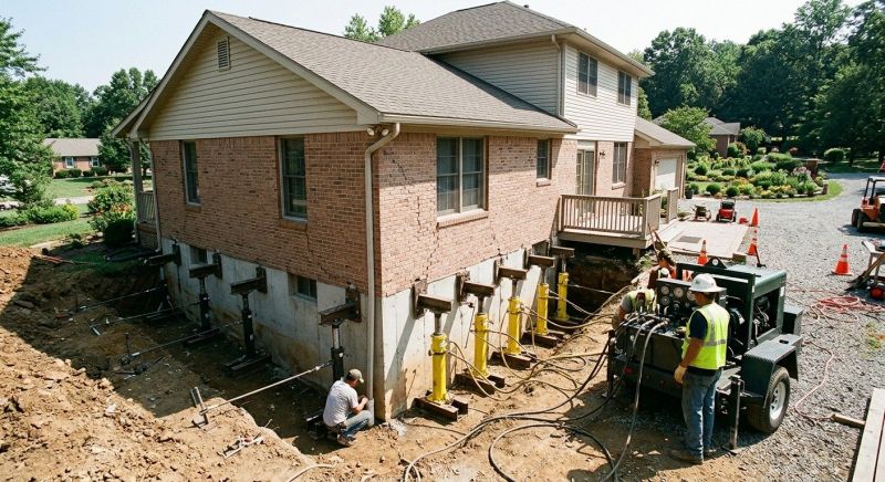 Foundation Jacking in Plainville, CT