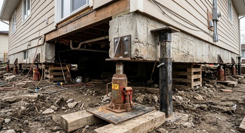 Foundation Jacking in Salem, CT