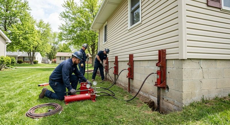 Foundation Jacking in Suffield, CT