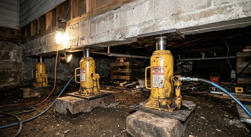 Foundation Jacking in Tolland, CT