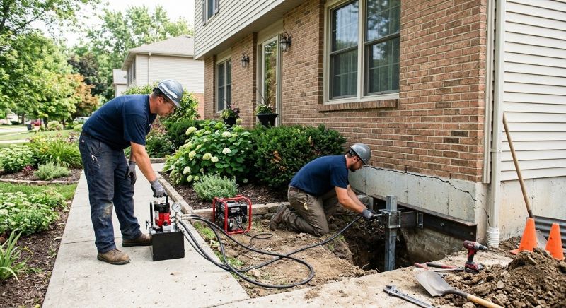 Foundation Jacking in Windsor Locks, CT