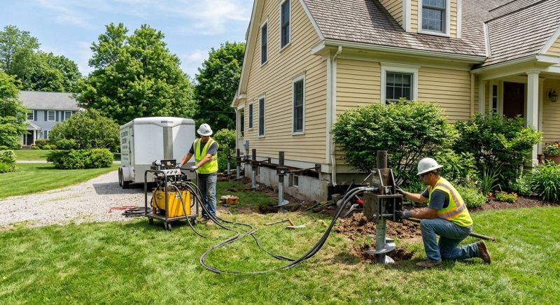 Foundation Lifting in Hebron, CT