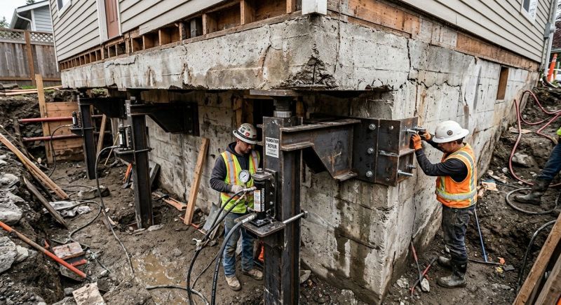 Foundation Lifting in Weatogue, CT