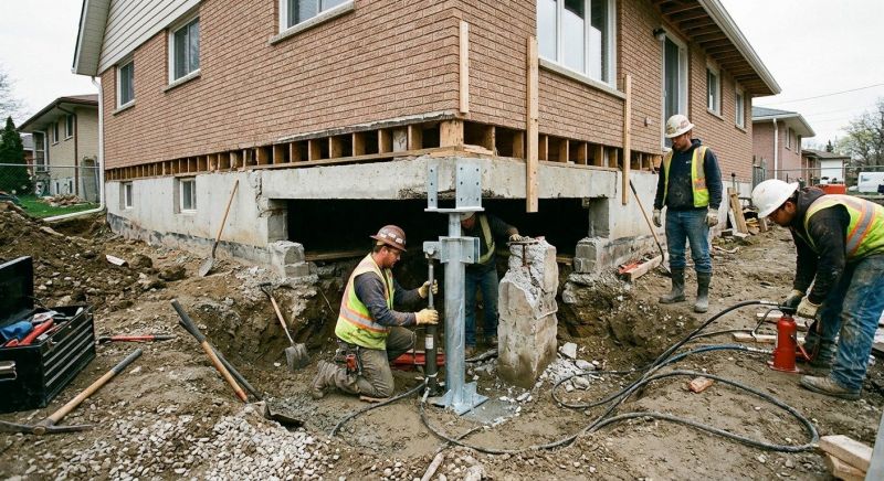 Foundation Pier Repair in Manchester, CT