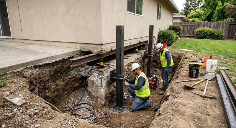 Foundation Pier Repair in Manchester, CT