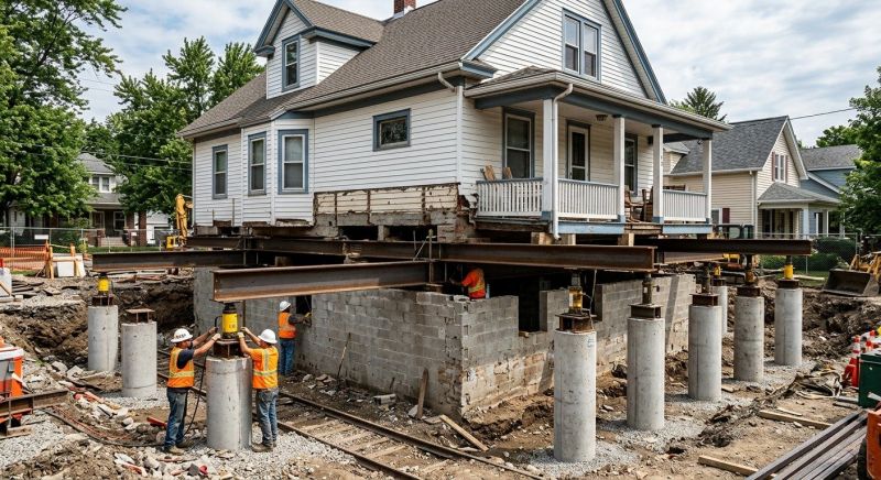 Foundation Raising in Bolton, CT