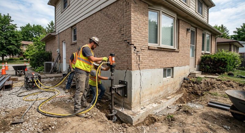 Foundation Raising in Hebron, CT