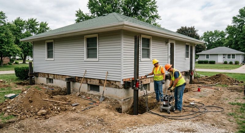 Foundation Releveling in Manchester, CT