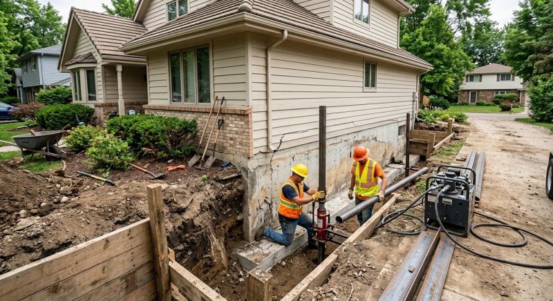 Foundation Repair in Hebron, CT