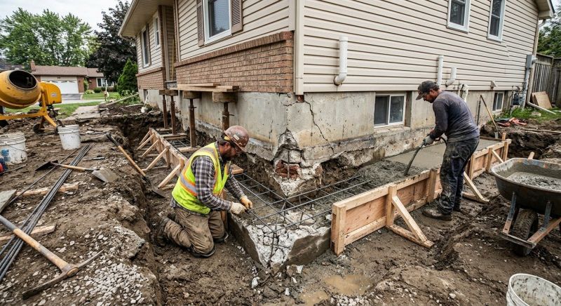 Foundation Repair in Tolland, CT