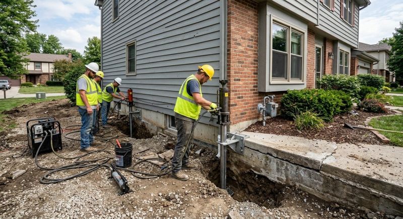 Foundation Stabilizing in Ellington, CT