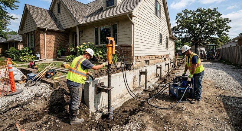 Foundation Stabilizing in Manchester, CT