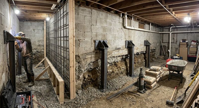 Foundation Stabilizing in Salem, CT