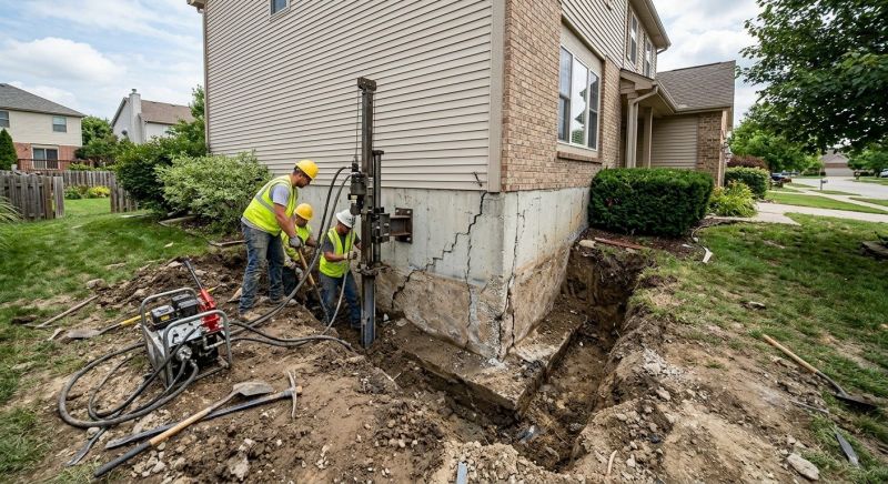 Foundation Stabilizing in Somers, CT