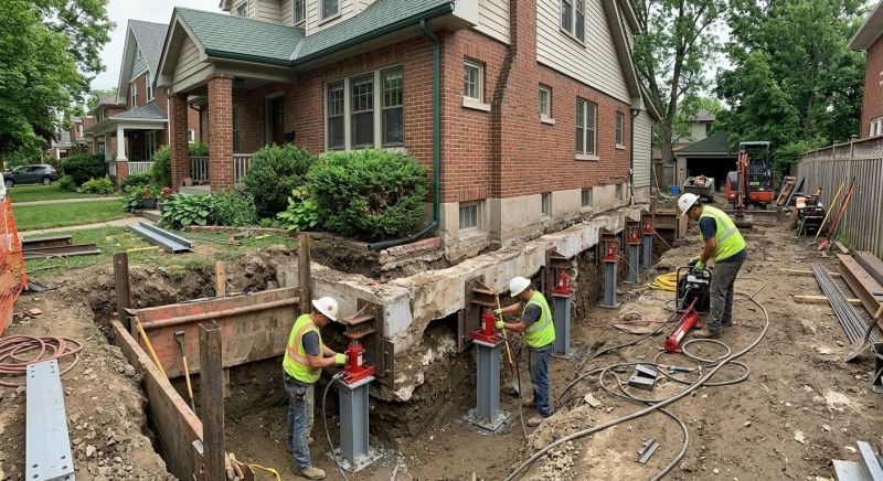 Foundation Underpinning in Manchester, CT