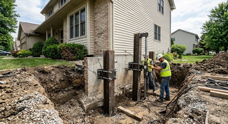 Foundation Underpinning in Manchester, CT
