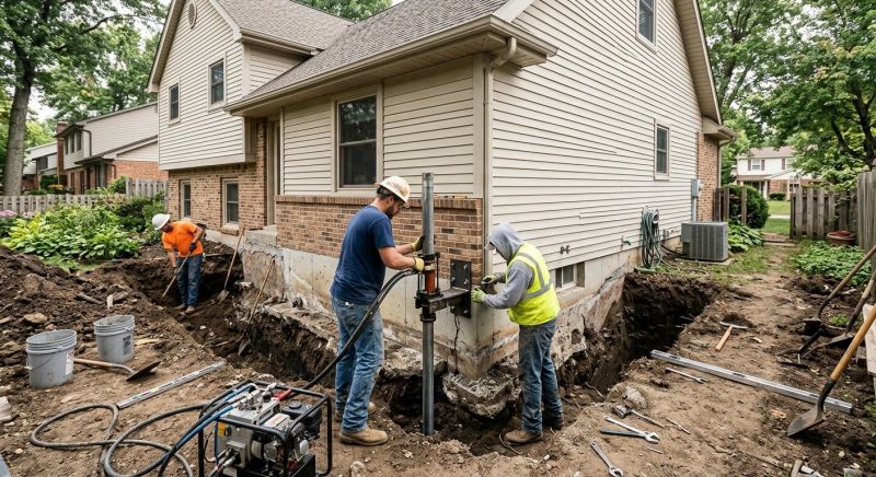 House Foundation Repair in Glastonbury, CT