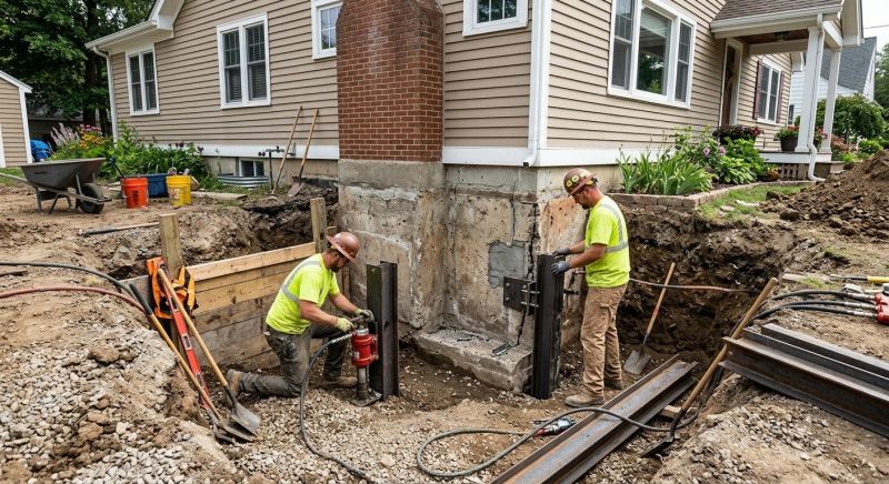 House Foundation Repair in Southwick, MA