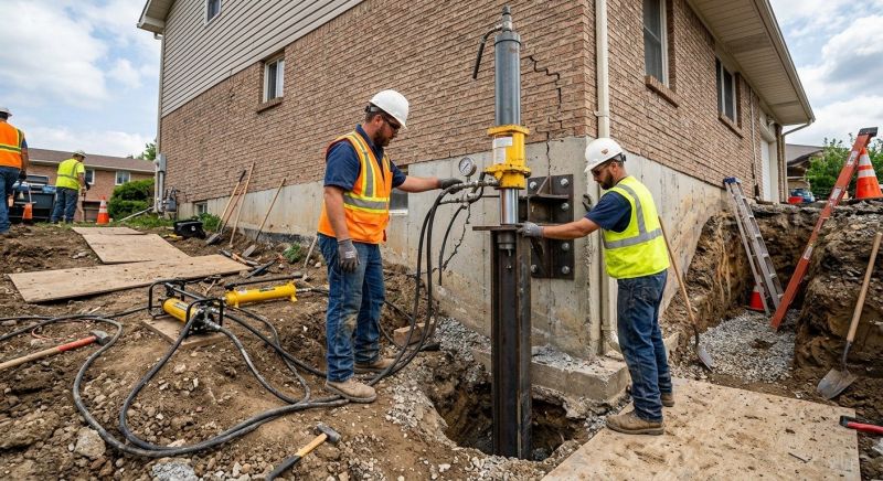 Settling Foundation Service in South Glastonbury, CT