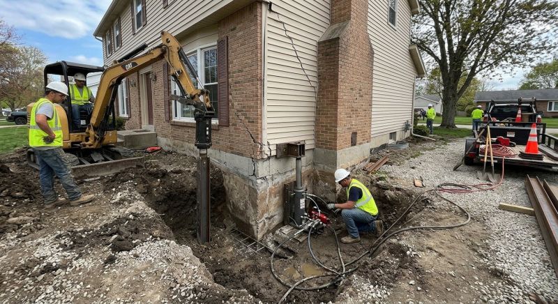 Sinking Foundation Repair in Bristol, CT