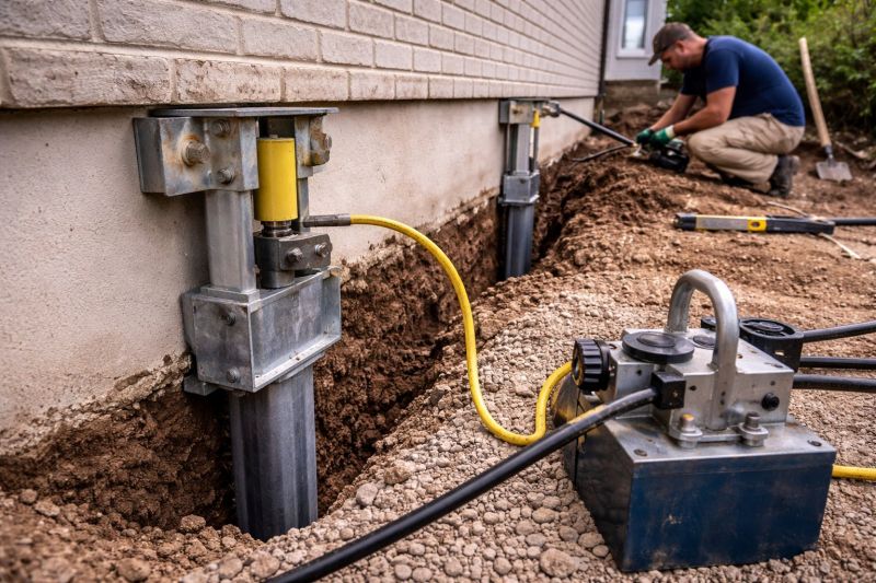 Sinking Foundation Repair in Wethersfield, CT
